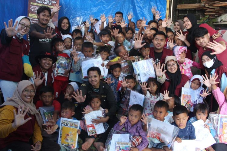 Turun Tangan Jakarta Gelar Beragam Kegiatan Korban Bencana Cianjur
