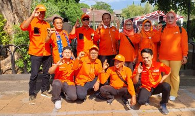 PARTAI BURUH KUNINGAN IKUT SERTA SUKSESKAN KIRAB KPU