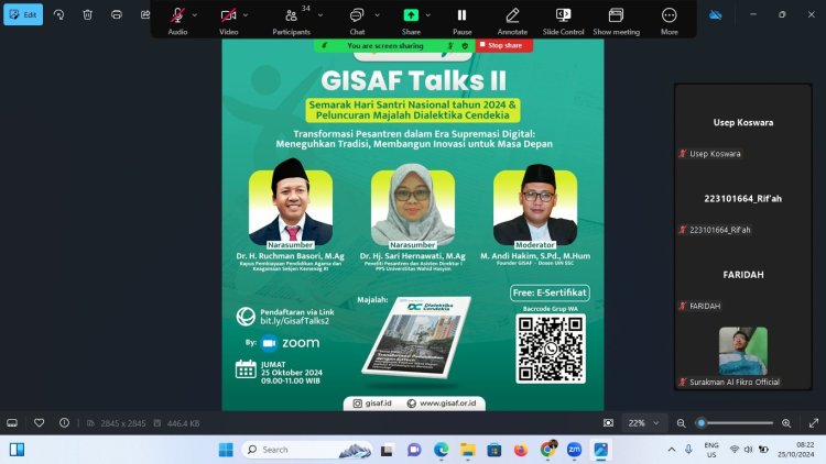 GISAF CIREBON GELAR TALKSHOW DAN LAUCHING MAJALAH DALAM MERIAHKAN HARI SANTRI NASIONAL