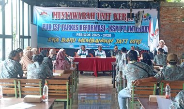 FSP FARKES REFORMASI - KSPI PT. INTERBAT GELAR MUSNIK - 1, PILIH ANGGA RIZA SEBAGAI KETUA PUK PERIODE 2025-2028