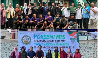 MTS PUI Ciawigebang Masuk 10 Besar PORSENI MTs Kabupaten Kuningan