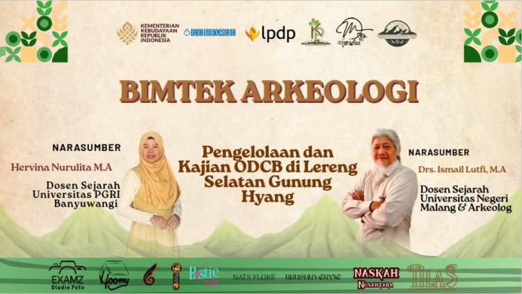 BIMTEK Arkeologi Lereng Selatan Gunung Hyang di Desa Badean Mengajak Mahasiswa Melihat Sejarah dari Sudut Pandang yang Baru